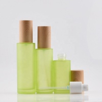 Ensemble de flacons compte-gouttes en verre de luxe de 1oz contenant cosmétique vide de lotion de soins de la peau contenants d'emballage de crème pour le visage en vente