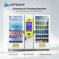 Máquina Expendedora Automática Combinada de Gran Capacidad 24h para Snacks, Bebidas y Alimentos, Venta al por Mayor para Lugares Públicos