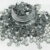 Qualité Dos Plat Hotfix Strass Cristal Hot Fix Strass Couleur Flatback Mini Robe Cabochon Flatback Verre Strass