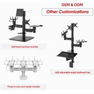 Support universel réglable pour machine <span class=keywords><strong>de</strong></span> bureau POS Support <span class=keywords><strong>de</strong></span> <span class=keywords><strong>paiement</strong></span> pour <span class=keywords><strong>carte</strong></span> <span class=keywords><strong>de</strong></span> crédit - Product Image 5