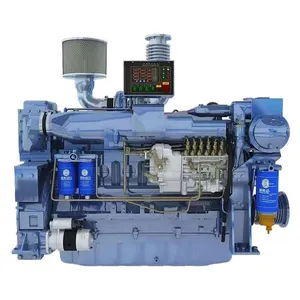 Weichai wd12 300hp động cơ Hàng Hải Trung Quốc 6 xi lanh động cơ diesel Hàng Hải sử dụng động cơ Hàng Hải để bán