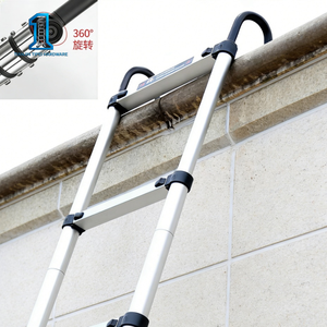 Nouvelle échelle télescopique pliable en fer de style industriel avec <span class=keywords><strong>crochet</strong></span> de fixation - Product Image 4