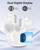 Écouteurs Stéréo Sans Fil (TWS) S74 en Gros, Écran LED, Basses HiFi 13mm, Contrôle Tactile, Intra-auriculaires, Logo Personnalisé OEM