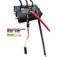 Kit Efoil Maytech 60V 7,6KW avec moteur étanche, hélice et protection, télécommande ESC, interrupteur anti-étincelles, propulsion électrique