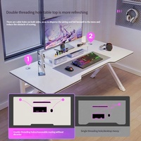 GEDO Wholesale High Quality Upgrade Steel Frame Thick MDF Plate Desktop Gaming Table Home Work Electronic Sport Computer Desk
