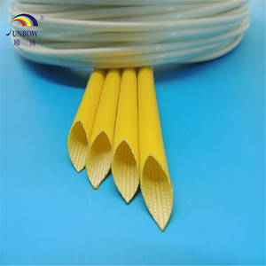Gaine isolante <span class=keywords><strong>électrique</strong></span> générale en fibre de verre tressée avec revêtement extérieur en silicone, <span class=keywords><strong>prix</strong></span> usine - Product Image 4