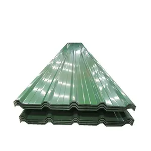 מכירה חמה צבע Ral 0.4 מ""מ 0.5 מ""מ עובי גג גלי פלדה יריעת פלדה/z275 מתכת חומרי בניין יריעת קירוי