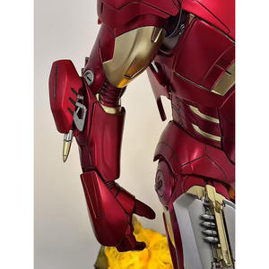 Vente chaude Décoration intérieure Bureau à domicile Sculpture en résine <span class=keywords><strong>Super</strong></span>-<span class=keywords><strong>héros</strong></span> Iron Man MK7 <span class=keywords><strong>Figurine</strong></span> Statue - Product Image 4