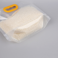 Sac en plastique transparent innovant de 1 kg / 2,5 kg, personnalisé en usine, à poser, pour le riz