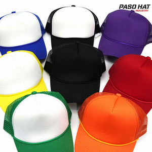 Gorra Deportiva de 5 Paneles de Espuma Estilo <span class=keywords><strong>Camionero</strong></span> con Cuerda al por Mayor, Bordado OEM, Sublimación y Estampado en Relieve, Gorras de Malla Deportivas - Product Image 1