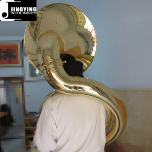 2023 Jingying เพลงลมทองเหลือง, ร่างกายทองเหลือง Cupronickel วาล์วแล็กเกอร์ทอง <span class=keywords><strong>sousaphone</strong></span> มืออาชีพ - Product Image 3