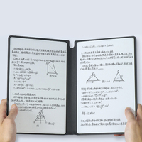 Bloc-notes pliable Mini A5 avec tableau blanc pour notes et mémos avec surface effaçable à sec