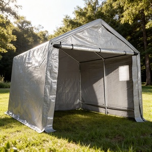 SS308515 Grande tente de rangement domestique avec auvent pare-soleil extérieur pour voiture et moto, auvent de rangement portable simple - Product Image 5