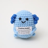 Poupée tortue de mer en crochet faite à la main pour le Nouvel An, soutien émotionnel positif, cadeau tricoté pour Noël, anniversaire