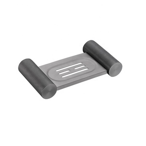 Vòng phong cách SS304 Brushed bạc không thấm nước & chống gỉ phòng tắm Phụ Kiện Set thép không gỉ xà phòng món ăn chủ - Product Image 1