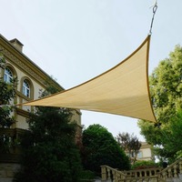 Voile d'ombrage en HDPE, toile d'ombrage, filet d'ombrage pour jardin, patio, auvent, abri de voiture, piscine, triangle, rectangle, carré