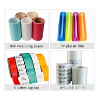 Machine de découpe industrielle de rouleaux en feuilles pour papier/film PVC/tissu non tissé avec fonction de perforation