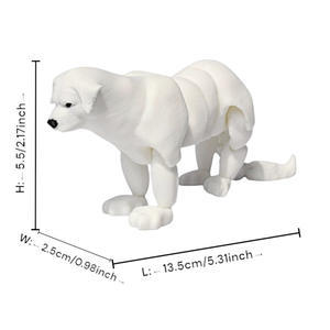 Juguetes de Perros Divertidos Impresos en 3D Vashine, Regalo para Niños, Animal <span class=keywords><strong>Shar</strong></span> <span class=keywords><strong>Pei</strong></span>, Material Amigable, Decoración, Juguetes de Perros de Simulación - Product Image 6