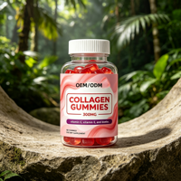 Gummies au collagène complexe avec vitamines C, E et biotine, complément alimentaire de beauté pour adultes, marque privée OEM ODM, fabricant