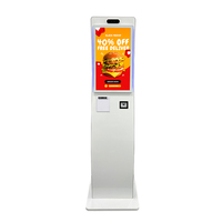 Kiosco de Autoservicio con Pantalla Curva de 23.6 Pulgadas para Impresión de Boletos y Pagos en Aeropuertos y Centros Comerciales