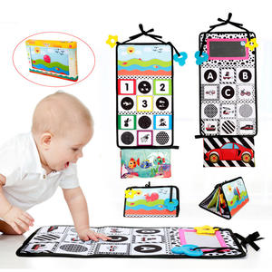 ของเล่นสำหรับเด็ก,ของเล่นเด็กมีกระจกส่องหน้าท้องทำจากกระจกสีขาวดำความเปรียบต่างสูงสองเท่าสำหรับทารก - Product Image 5