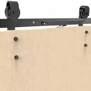 WEKIS Quincaillerie de porte coulissante à fermeture amortie en laiton et aluminium, personnalisable, style américain, robuste, design moderne, pour salon - Product Image 5