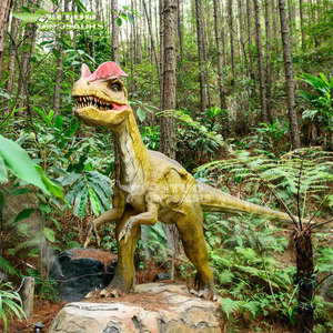 Dinosaure animatronique <span class=keywords><strong>Dilophosaurus</strong></span> grandeur nature pour une utilisation en intérieur pour les centres commerciaux Parcs d'aventure Jardins d'enfants Parcs de trampoline - Product Image 3