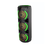 Altavoz Portátil Inalámbrico Profesional Recargable de 8 Pulgadas para DJ y Karaoke, con Luces LED RGB, 5.0, 20W, App