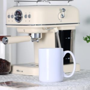 Smilatte 16 Oz Ceramic Coffee <b>Mug</b> White Classic <b>Large</b> Handle Microwave Dishwasher Safe - Product Image 5