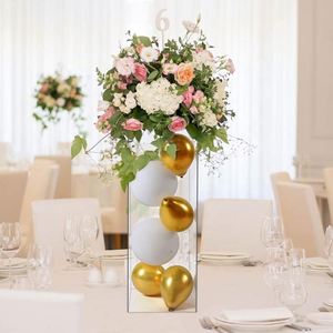 T-stage Scene Layout Decorative Ornaments <b>Wedding</b> <b>Props</b> Crystal Transparent Acrylic square Columns Road Guide Plinth - Product Image 2