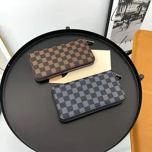 Factory Price Wholesales Wallet PU leather Women Purse Ladies Zipper Long Girl Purses Leather Wallets