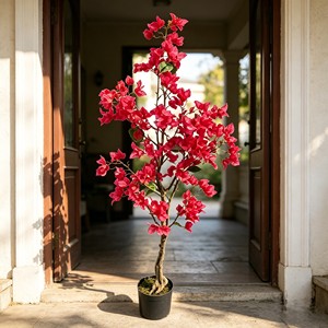 High Quality Real Touch <b>Artificial</b> Silk Bougainvillea <b>Trees</b> Durable <b>Indoor</b> Desktop Plants - Product Image 3