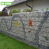 Boîtes de gabions en fil double galvanisé, clôture en treillis de gabions soudé, cadre métallique, clôture de sécurité, capuchons de poteaux de clôture disponibles en vente