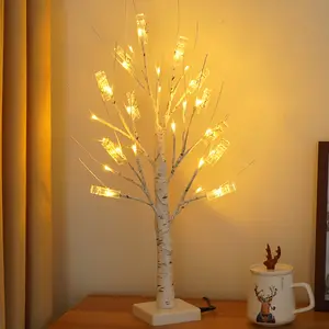 YIZHI Weihnachts geschenke LED Birken baum Lichter mit Clips Desktop Hochzeits fest Geburtstag Home Dekorative Baum Lichter