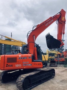 Excavadora Usada HITACHI ZX120-6 de 12 Toneladas, Ágil y Receptiva, Japonesa, ZX Zaxis 120, para Terrenos Agrícolas y Conservación del Agua, de Segunda Mano - Product Image 4