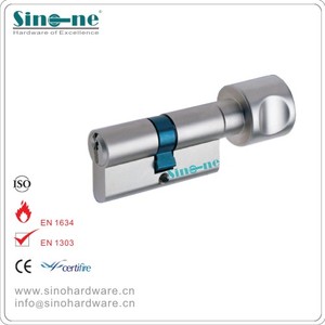 コインによって開かれたサムターンソリッド真鍮ボディのユーロバスルームシリンダーロックヨーロッパのバスルームドア用プライバシーシリンダーロック - Product Image 2