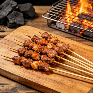 Brochettes en bambou de haute qualité, lisses et ergonomiques, multi-usages pour grillades, snacks et créations culinaires DIY - Product Image 3