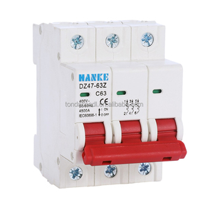 Заводские продажи <span class=keywords><strong>DZ47</strong></span>-63Z 6A-40A / 2P AC 50 Гц/60 Гц 230 В 400 В белый MCB миниатюрный выключатель - Product Image 3