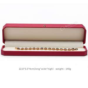 Supplier Factory Jewelry PU Leather Paper <b>Box</b> Modern Necklace <b>Ring</b> <b>Box</b> Set High-end Bracelet Jewelry Paper Packing with OEM ODM - Product Image 4