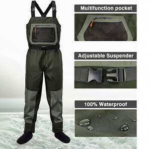 מגפי חזה מבודדים ועמידים למים לדייגים וציידים - Product Image 2