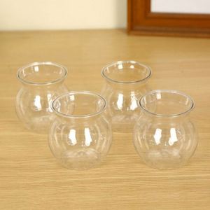 Vase hydroponique créatif en plastique pour la plantation de poupées 'Grass Head', pot à succulentes, terrarium de bureau écologique - Product Image 1