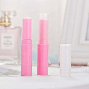 Empty 4ml matte purple tube Matte PP lip balm container Screw cap cosmetic tube Purple cosmetic use tube - Product Image 3