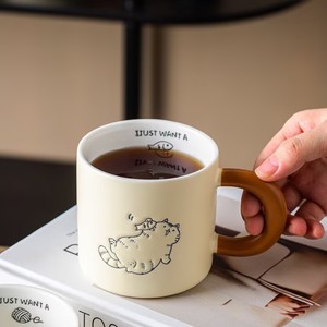 Taza <span class=keywords><strong>de</strong></span> Agua <span class=keywords><strong>de</strong></span> Cerámica <span class=keywords><strong>de</strong></span> Alta Calidad con <span class=keywords><strong>Diseño</strong></span> <span class=keywords><strong>de</strong></span> Pareja <span class=keywords><strong>de</strong></span> <span class=keywords><strong>Gatos</strong></span>, con Tapa y Cuchara, <span class=keywords><strong>Diseño</strong></span> <span class=keywords><strong>de</strong></span> Dibujos Animados, para Oficina o Regalo <span class=keywords><strong>de</strong></span> Café - Product Image 3