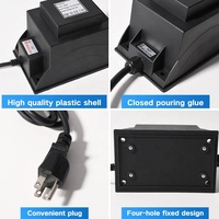 Transformateur de lumière de piscine LED étanche 110 220 Volt 30W 60W 80W 105W 200W 300W 500W 12V Transformateurs d'éclairage