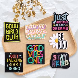 New Design Iron on pink Personalized Indicator Tape Patch for Clothing Bag Decoration - Product Image 1