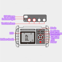 Ohmmètre multifonctionnel USB de qualité industrielle FR3060, testeur de faible résistance CC pour bobines de transformateur et test de rivets métalliques