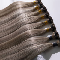 Extensions de cheveux naturels russes double drawn, couleur personnalisée, longueur 12-26 pouces, tissage à la main pour salon