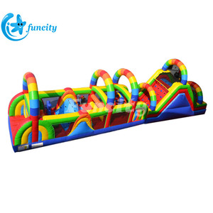 Dành cho người lớn ngoài trời khởi động trại bọt lớn chạy trò chơi thương mại Nhà bị trả lại Inflatable <span class=keywords><strong>Ninja</strong></span> khóa học trở ngại - Product Image 6