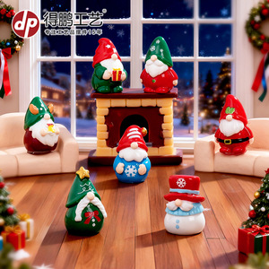 Dp <b>Christmas</b> Dwarf <b>Mini</b> Figures Resin Craft Decorations For Home Holiday Display - Product Image 1