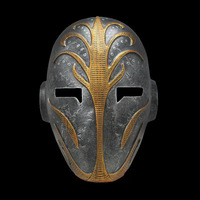 Masque décoratif en résine pour Halloween, style jeu, pour Mascarade, Jour des Morts, accessoire de costume et cosplay